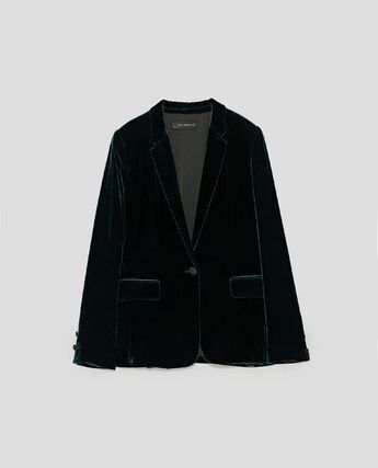 ZARA ベルベッドジャケット