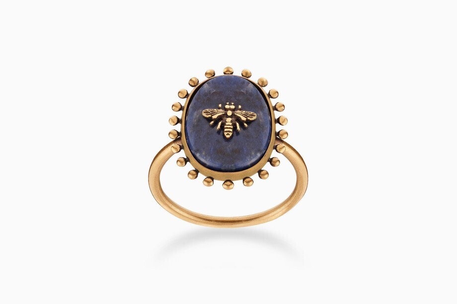 Christian Dior « BLUE BOHÉMIENNE » BEEリング