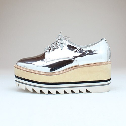 Jeffrey Campbell 34JC039  "厚底レースアップシューズ"