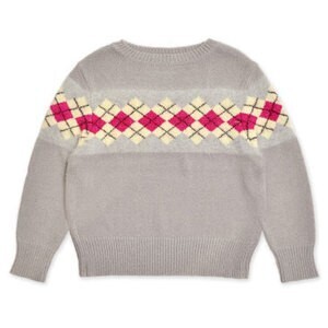 flower good argyle knit