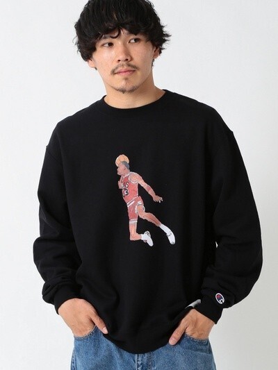BEAMS T CULT CLUB / Yung Lenox Crew Neck Sweat