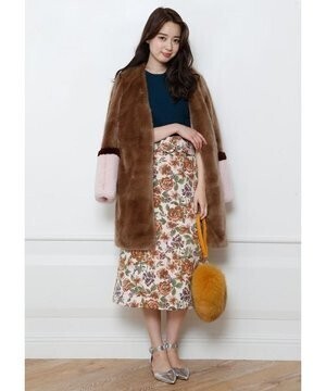 Mystrada フェイクファーコート