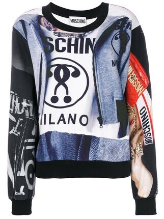 Moschino プリントスウェットシャツ