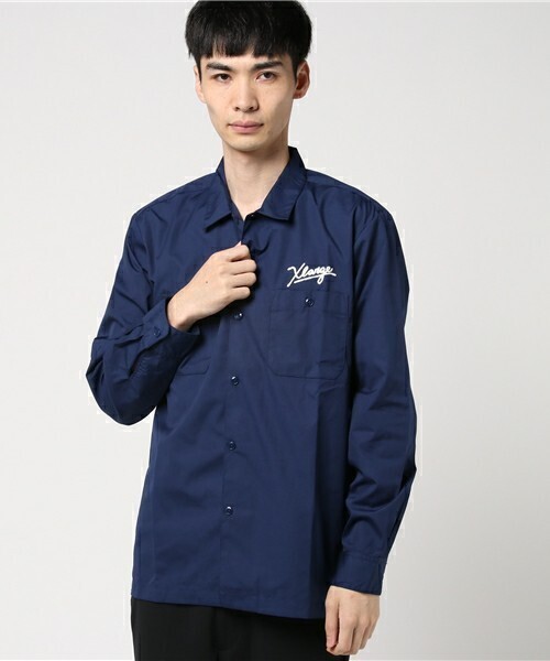 XLARGE EMBROIDERY LOGO L/S WORK SHIRT