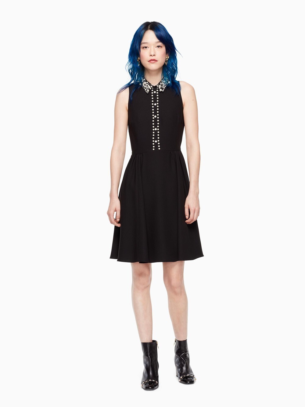 kate spade new york ファイナー シングス パール カラー ドレス finer things pearl collar dress
