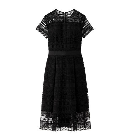 Aveniretoile COUTURE 敦賀レース裾スカラップタックワンピース