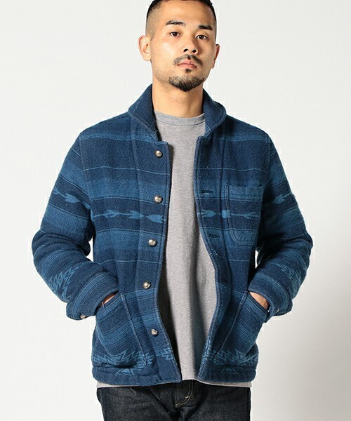 BEAMS PLUS インディゴ ネイティブ ラグジャケット