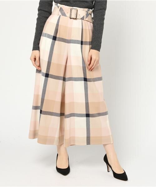 BLUE LABEL CRESTBRIDGE クレストブリッジチェック　ワイドパンツ
