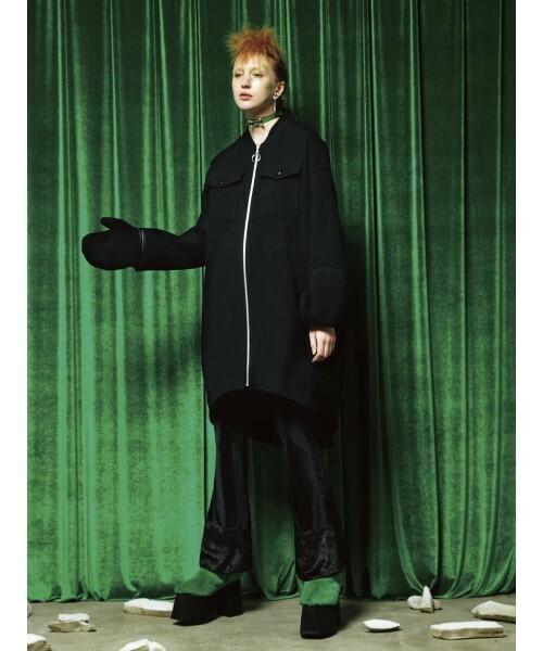 PAMEO POSE PENGUIN ARMY COAT