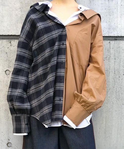 Cry. SUPER NOVA LAYERED #A ベルテッドレイヤードシャツ