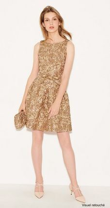 PAULE KA ジャガードルレックスワンピース