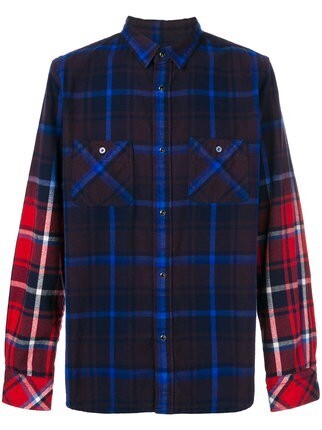 sacai チェック柄 シャツ