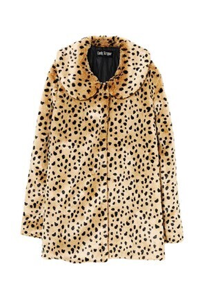 Candy Stripper LEOPARD FUR COAT