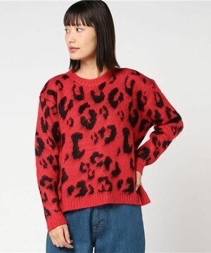 WHO'S WHO gallery ヒョウ柄ニット