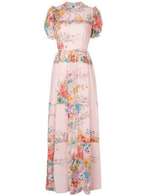 N°21 フローラル ロングドレス