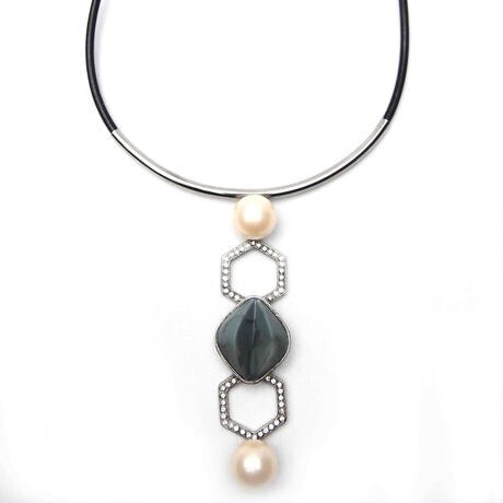 ADER RETRO leather necklace