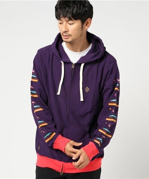 ALDIES Flamingo Zip Parka