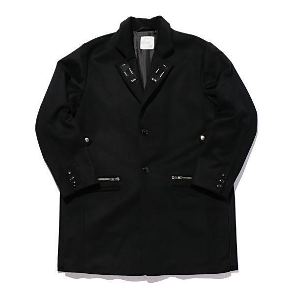 STUDIO SEVEN Slit Chesterfield Coat