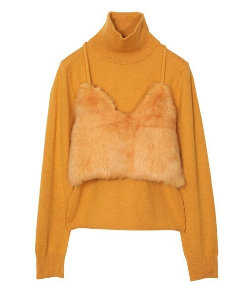 AMERI TURTLE BUSTIER KNIT TOP