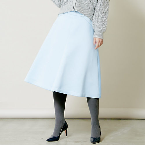 DESIGNWORKS バッググロスグレンフレアスカート