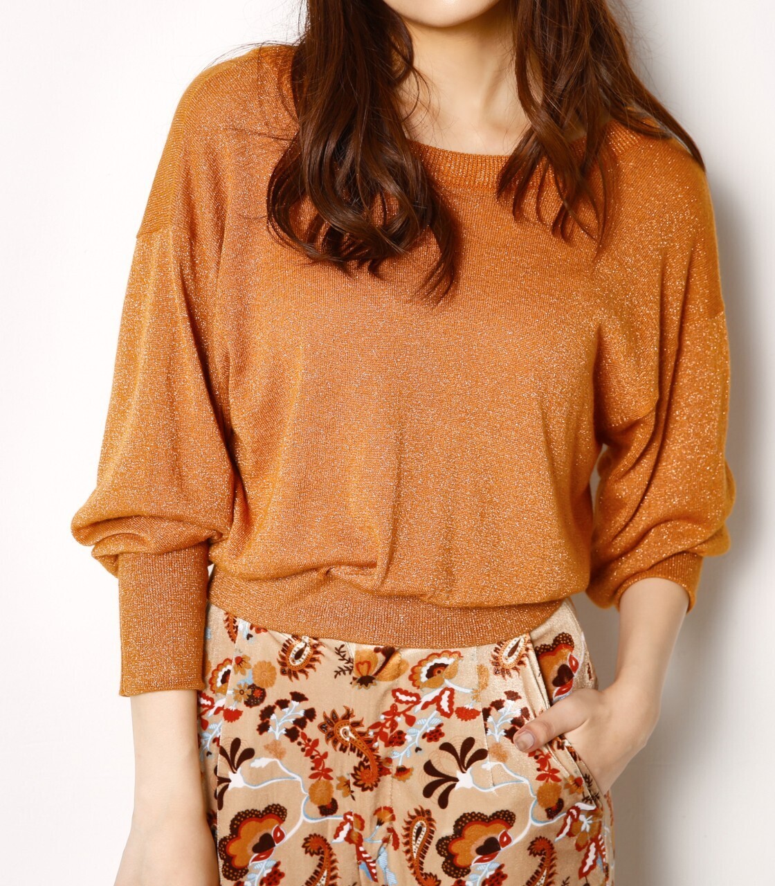 SLY LAME BALLOON SLEEVE HG TOPS