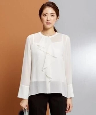 PATOU ブラウス 36 ホワイト　石田ゆり子さん着 PATOU ブラウス 36 ホワイト 石田ゆり子さん着