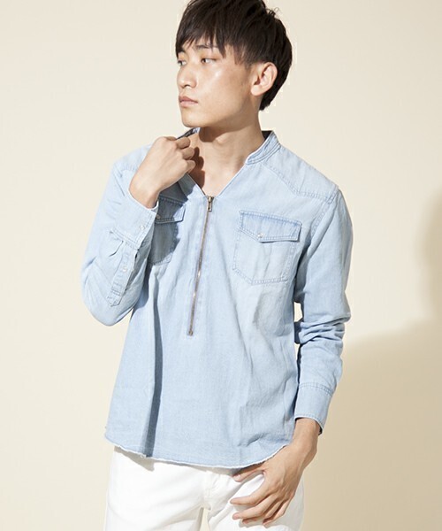 003 J.FERRY デニムスキッパーシャツ