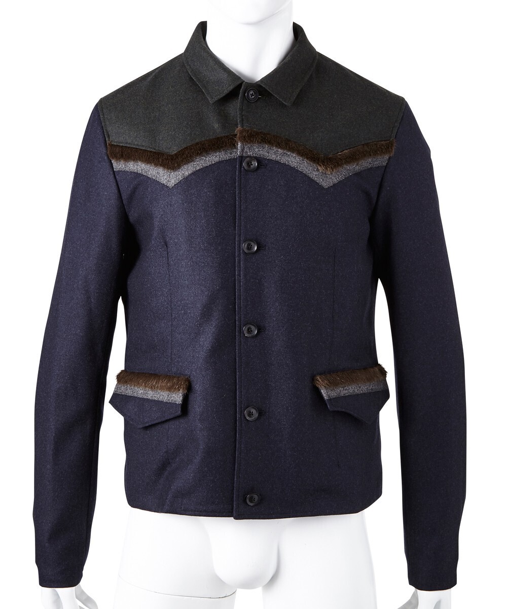 kolor FLANNEL COACH JACKET