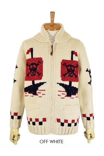 Dry bones Cowichan Sweater “PIRATES”