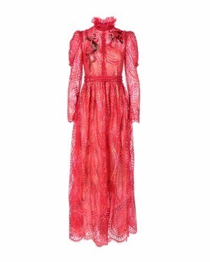 SHIATZY CHEN Classic Beauty Collection Gold-fish Pattern Maxi Evening Dress