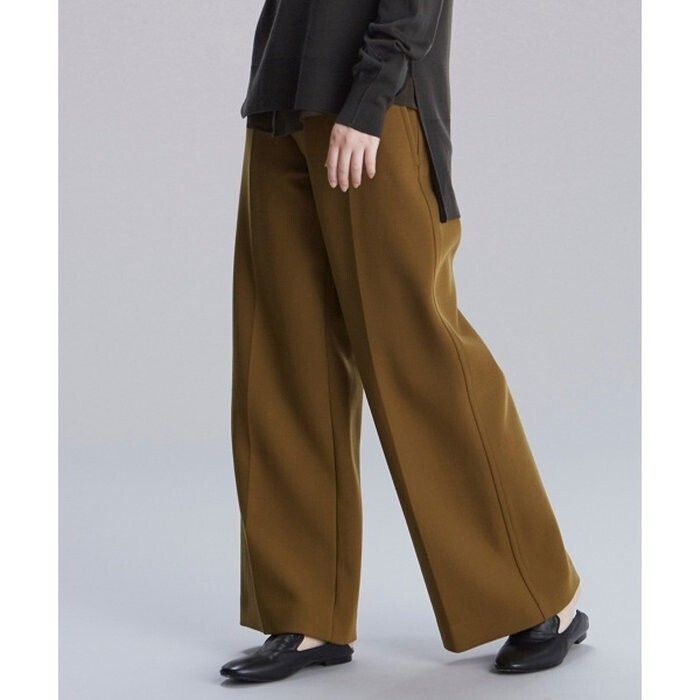 JOSEPH BI STRETCH WOOL [FERRANDI CROPED] パンツ（オリーブ系）