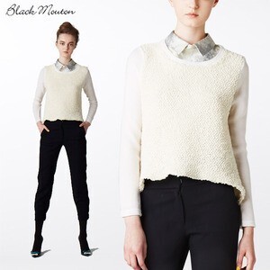 Black Mouton ポップコーンプルオーバー