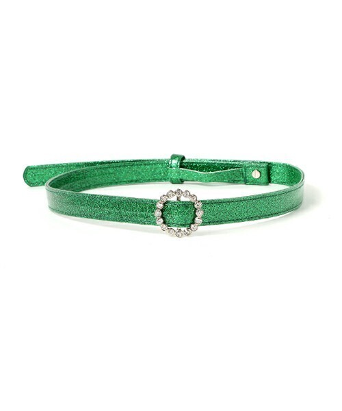 G.V.G.V. GLITTER SKINNY BELT