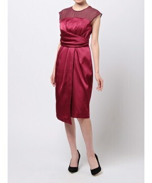 LagunaMoon LADY シアーラップタイトドレス