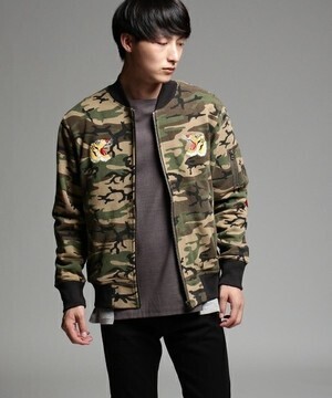 Alpha Industries ALPHAコットンMA-1ブルゾン