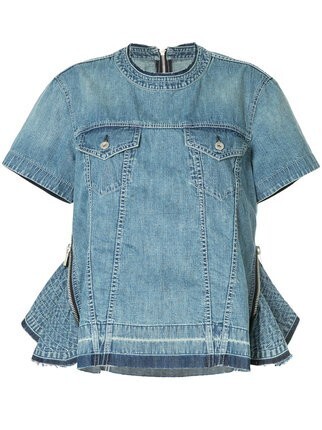 sacai デニムトップス