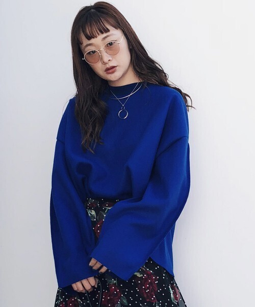 AMERI SEAM SLEEVE WOOL TOP