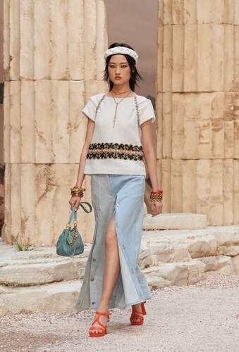 CHANEL コットンツイードエクリュ