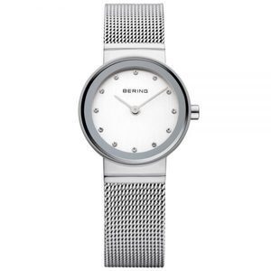 BERING クラシックカービングメッシュ　スワロフスキー　SSメッシュベルト