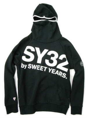 SY32 by SWEET YEARS 【7712】マスクフーディー