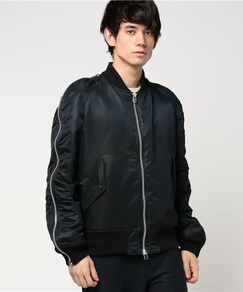 JOHN LAWRENCE SULLIVAN ZIPPED BOMBER JACKET
