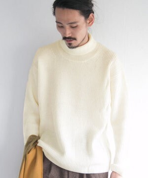 URBAN RESEARCH ウール片畦タートル