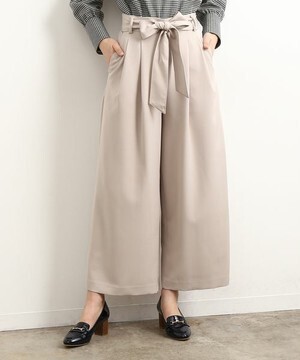 ROPE' PICNIC リボン付き2タックワイドパンツ