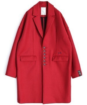 SHAREEF W-FACE CHESTER COAT