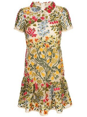 RED VALENTINO フローラル デイドレス