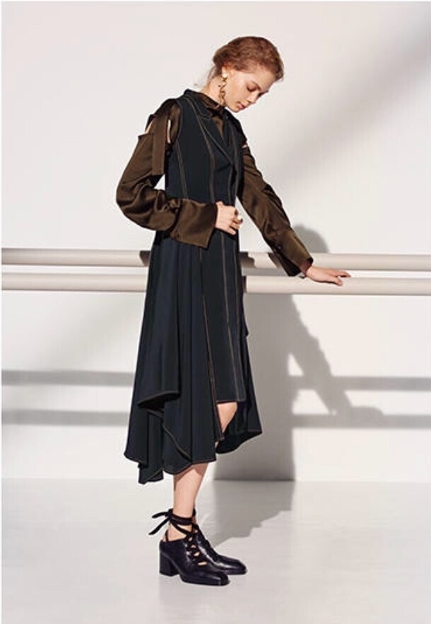 ADEAM Tie Back Blouse