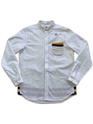 HBNS TILDEN KNIT B.D SHIRTS (WHITE)