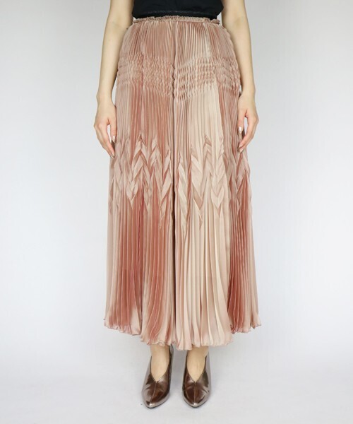 AULA AILA DOUBLE PLEATS SKIRT