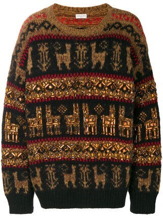 Dries Van Noten パターン オーバーサイズ セーター
