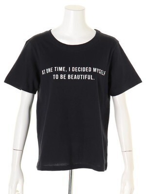Mystrada メッセージロゴTシャツ